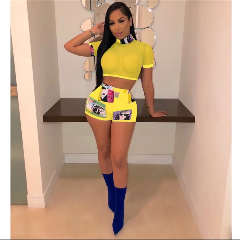 2 piece short set